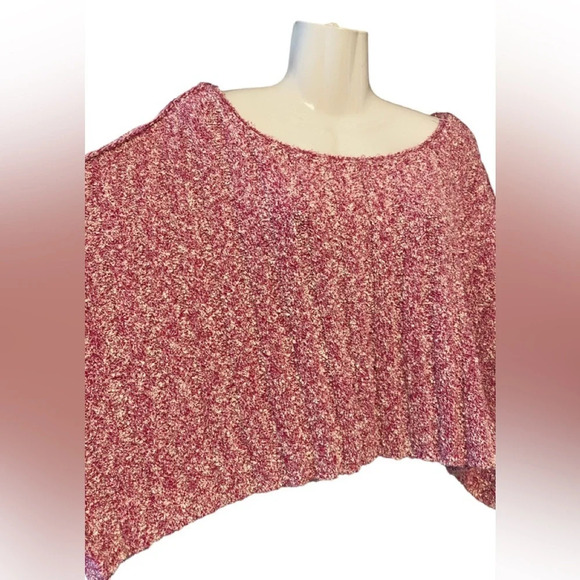 Free People Good Day Wool Blend Pink Cropped Sweater - Picture 4 of 10
